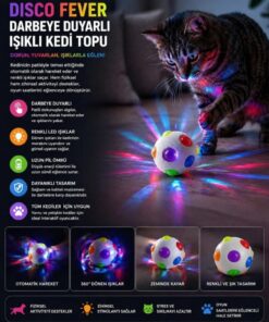 Parmend Life Darbeye duyarlı ışıklı kedi topu