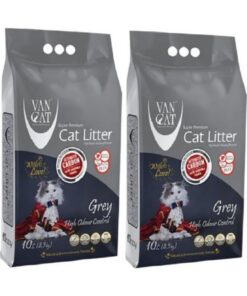 Bentaş Van Cat Aktif Karbonlu Süper Topaklaşan Bentonit Kedi Kumu 2 x 10 L
