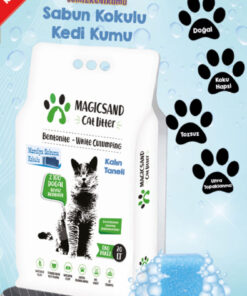 Magic Sand Marsilya Sabun Kokulu Kedi Kumu 20 Lt Kalın Taneli