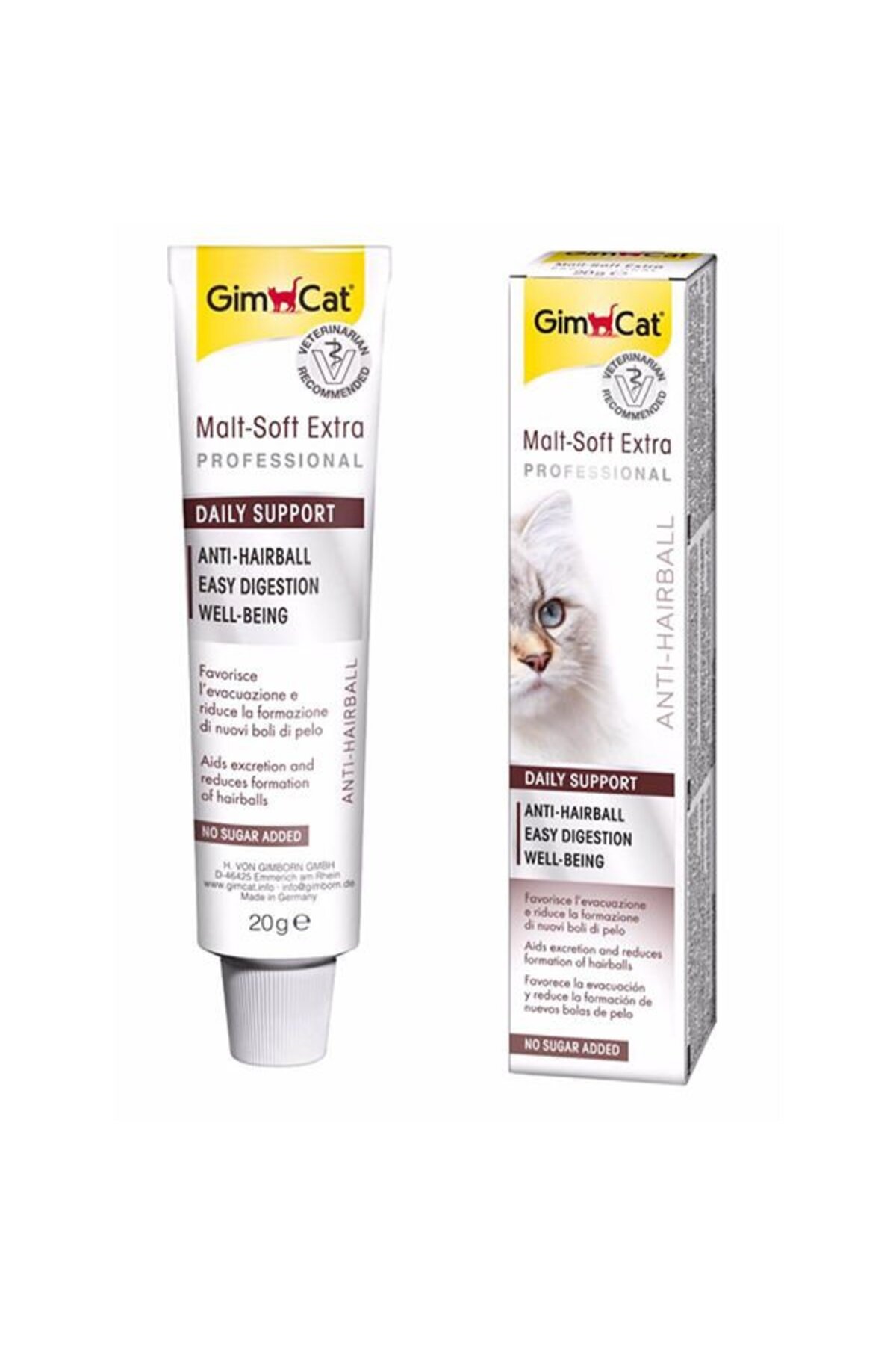 Gimcat KEDİ MACUNU MALT SOFT 20GR