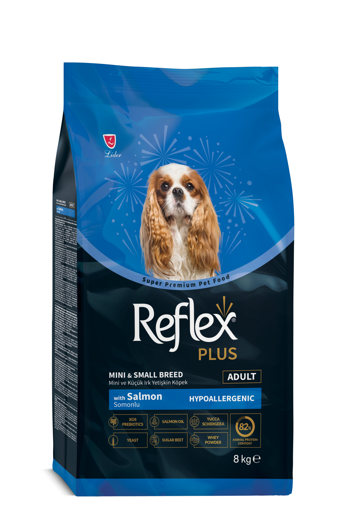 Reflex Plus Hipoalerjenik Mini ve Küçük Irklar için Somonlu Yetişkin Köpek Maması 8 kg