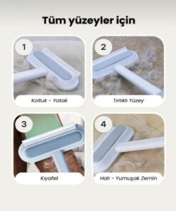 Alternative view of BATBAT Kedi Köpek Tüy Temizleyici Fırça Çok Amaçlı Koltuk Halı Cam Sil Tüy Alıcı 4'ü 1 Arada Tüy Toplayıcı