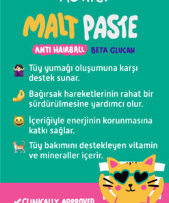 Metapet Tüy Yumağı Önleyici Kedi Maltı, Kediler için Anti Hairball Macun Paste, Mamasına-Doğrudan Hair Ball - Görsel 3