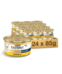 Gourmet Gold Kıyılmış Tavuklu Kedi Konservesi 85 gr X 24 Adet