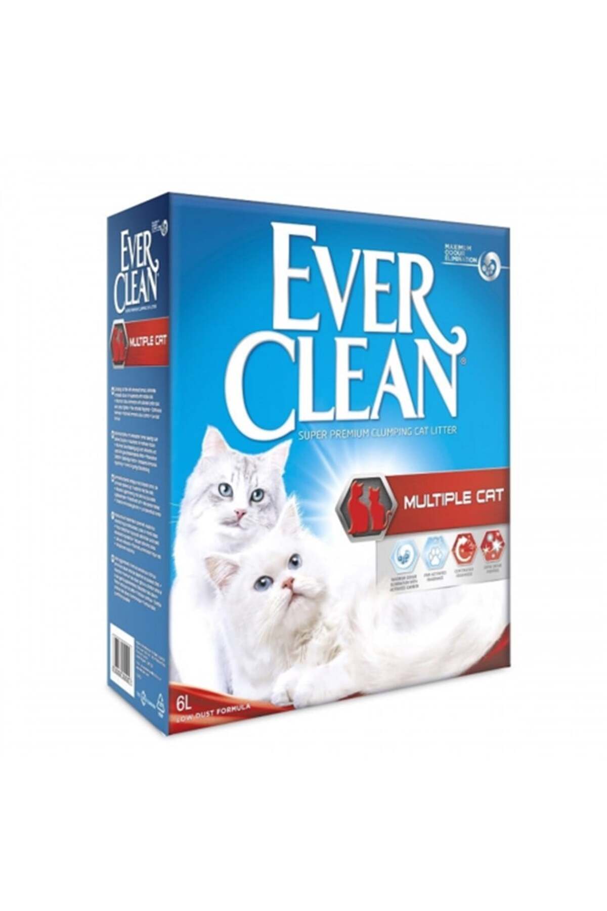 Ever Clean Multiple Cat Kedi Kumu 10 Lt