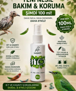 Force Bitox YENİ 100 ML! Bit Pire Deri Ve Tüy Bakım için Yeni Nesil Sprey Muhabbet Kuşu Kanarya Papağan