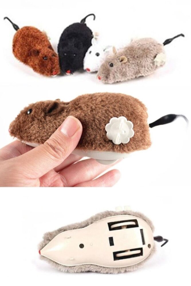Kitchen Beauty Kurmalı Fare Kedi Oyuncağı Peluş Yaratıcı Oyuncak - Görsel 2