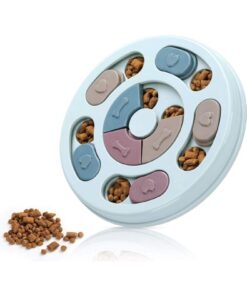 Alternative view of TİNEKE Köpek Oyuncağı Mama Bulmaca Yavaş Besleyici Köpek Gıda Dağıtıcı Yavaş Yeme Mavi