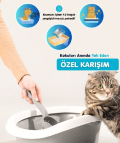 Alternative view of Quik 6lı Set - Kedi Kumu Koku Giderici Karışık Kokulu Hızlı ve Etkili Doğal 25gr x 6