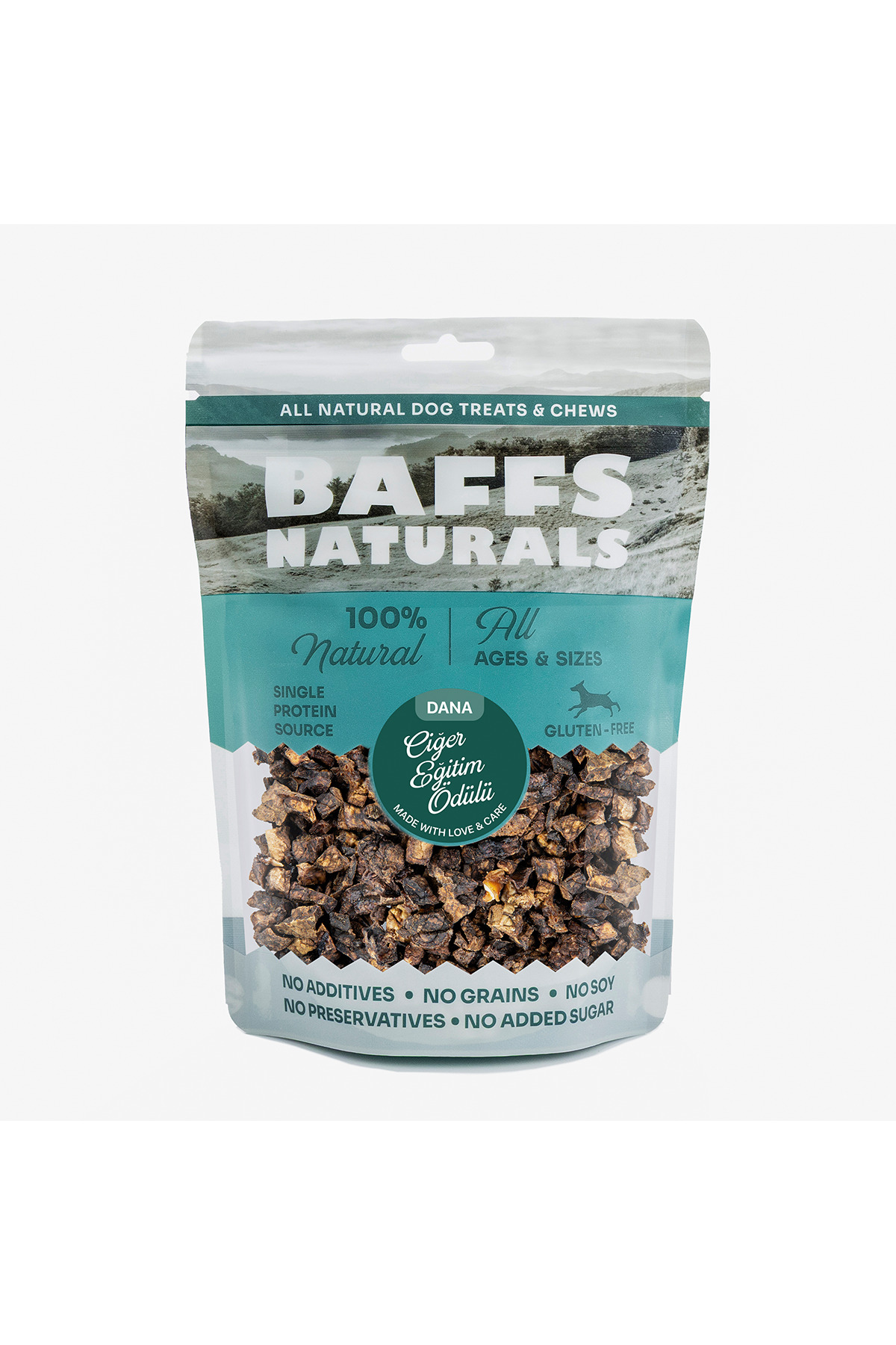 Baffs Naturals Dana Mini Ciğer Eğitim Ödülü 0 Doğal Köpek Ödül Maması 100 gr