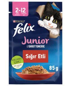 Alternative view of FELIX Yavru Sığıretli Yaş Kedi Maması 26 Adet X 85 Gr. ( Yeni Paket)