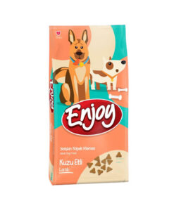 Enjoy Kuzulu ve Pirinçli Yetişkin Köpek Maması 10 Kg