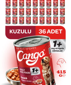 Cango Yetişkin Yaş Köpek Maması Kuzu Etli 415Gr 36Lı