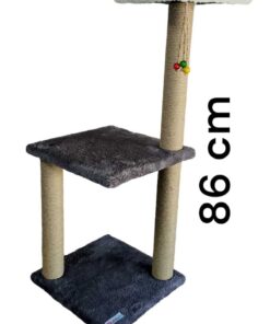 Lena Pet 86cm Uzun Boy İki Katlı Boncuklu Kedi Tırmalama Tahtası