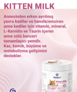 Alternative view of zentiavet Kıtten Mılk 200gr Kedi Süt Tozu Anne Sütü Destekli (Hamile ve Yavru Köpekler için)+BİBERON HEDİYELİ