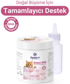 zentiavet Kıtten Mılk 200gr Kedi Süt Tozu Anne Sütü Destekli (Hamile ve Yavru Köpekler için)+BİBERON HEDİYELİ