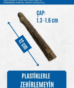 Alternative view of pawdaz Matatabi - Stick (KALIN - 3'LÜ) Diş Temizlemeye Ve Stres Gidermeye Yardımcı Doğal Oyuncak