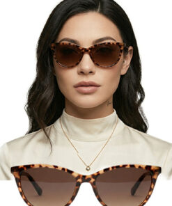 QnQ CAT EYE LEOPAR KADIN GÜNEŞ GÖZLÜĞÜ EN TREND MODEL