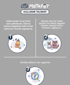 Metapet Kedi Nano Hijyen Spreyi, Göz Kulak Tüy Bakımı Temizleme Solüsyonu, Kediler Için Sağlık Ürünü, 150 ml - Görsel 3