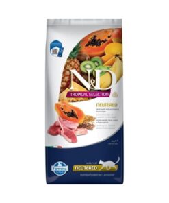 N & D ND KEDİ MAMASI TROPICAL SELECTİON KISIRLAŞTIRILMIŞ KUZULU 10 KG 1 ADET