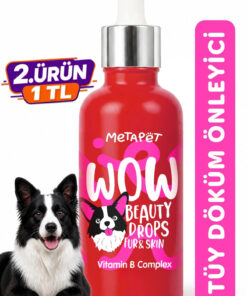 Metapet Tüy Döken Köpeklere - Biotin Sağlığı Damlası, Dökülmesi Engelleyici Önleyici, Dökmeme Için Vitamini
