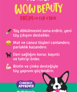 Metapet Tüy Döken Köpeklere - Biotin Sağlığı Damlası, Dökülmesi Engelleyici Önleyici, Dökmeme Için Vitamini - Görsel 3