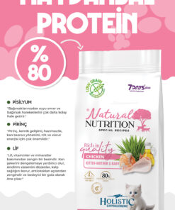 Natural Nutrition PREMIUM Tavuklu Kuru Yavru Kedi Maması 2 kg Kitten-Mother-Baby - Görsel 2