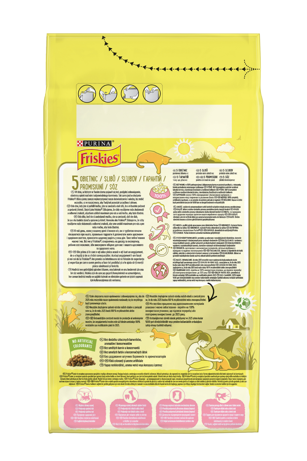 Friskies Purina Tavuklu Ve Sütlü Yavru Kedi Kuru Maması 1,5 Kg - Görsel 3