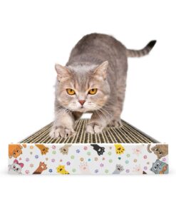 ATA HOME Tırmata Yeni Ürün Doğal Düz Karton Kedi Tırmalaması Kedi Tırmalama Tahtası Kartonu 47x17 cm - Görsel 3