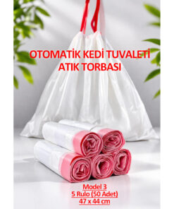 Internal Kedi Tuvaleti Poşeti Softy, Xenon, Wero, Haustier vb. akıllı kedi tuvaleti poşeti - 5 Rulo (50 ADET)