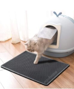 Alternative view of ego home Elekli Kedi Tuvalet Önü Kedi Kum Paspası Gri Delikli Kedi Tuvaleti Kedi Kumu Paspası