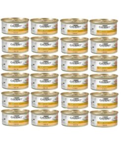Gourmet Purina Gold Kıyılmış Hindi Etli Konserve Yetişkin Kedi Maması 24 x 85 G