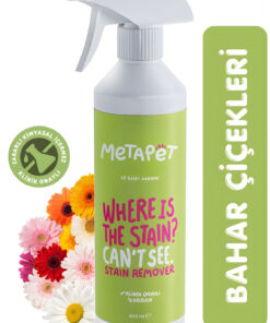 Metapet Doğal Çiçek Kokulu Kedi Idrar Ve Çişi Giderici, Tuvalet Lekelerini Çıkarıcı Sprey, 500 ml