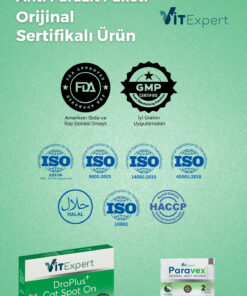 Vitexpert Fırsat Ürünü - 2'li Set Kedi Anti Parazit Tüm Kediler İçin Bitkisel 1 Damla Ve 1 Tablet Paketi - Görsel 3