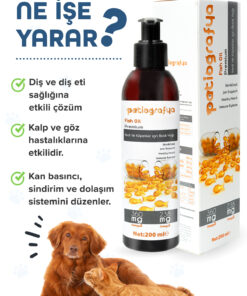 Alternative view of patiografya Premium Kedi Ve Köpek Için Omega 3 Ve 6 Içerikli Balık Yağı- Bağışıklık Sistemi Tüy Bakımı