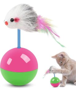 COZY SENSE Kedi Oyun Topu Fareli Hacı Yatmaz Akıllı Kedi Topu Yavru Kedi Oyuncakları Oyun Tüneli Köpek Yatağı