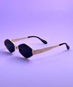 BRILLIAEYEWEAR NADİA Metal Altıgen Tasarım Güneş Gözlüğü