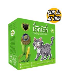Tonton Mısır Koçanı Granülü Topaklaşan Doğal Kedi Kumu 8 Lt - Görsel 3