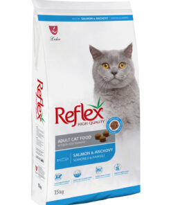 Reflex Somonlu ve Hamsili Yetişkin Kedi Maması 15 kg