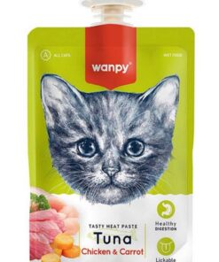 Alternative view of Wanpy Tasty Meat Paste Taze Sıvı Kedi Ödül Maması Karışık 90gr - 12 Adet