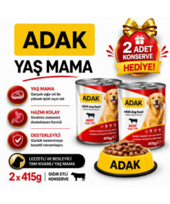 REALİSTDOG Realist Kuzu Etli Pirinçli Yetişkin Köpek Maması 15 KG + 2 Adet ADAK Sığır Etli Konserve Hediye - Görsel 3