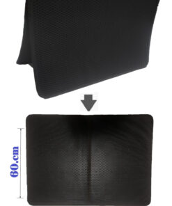 Alternative view of TİNEKE PETSHOP Büyük Boy Elekli Kedi Tuvalet Önü Paspası Katlanabilir 82 X 60 Cm Siyah