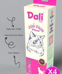 Alternative view of Dalipet Kedi Kumu Temizleme Elekli Filtre 4'lü 78x69 Cm