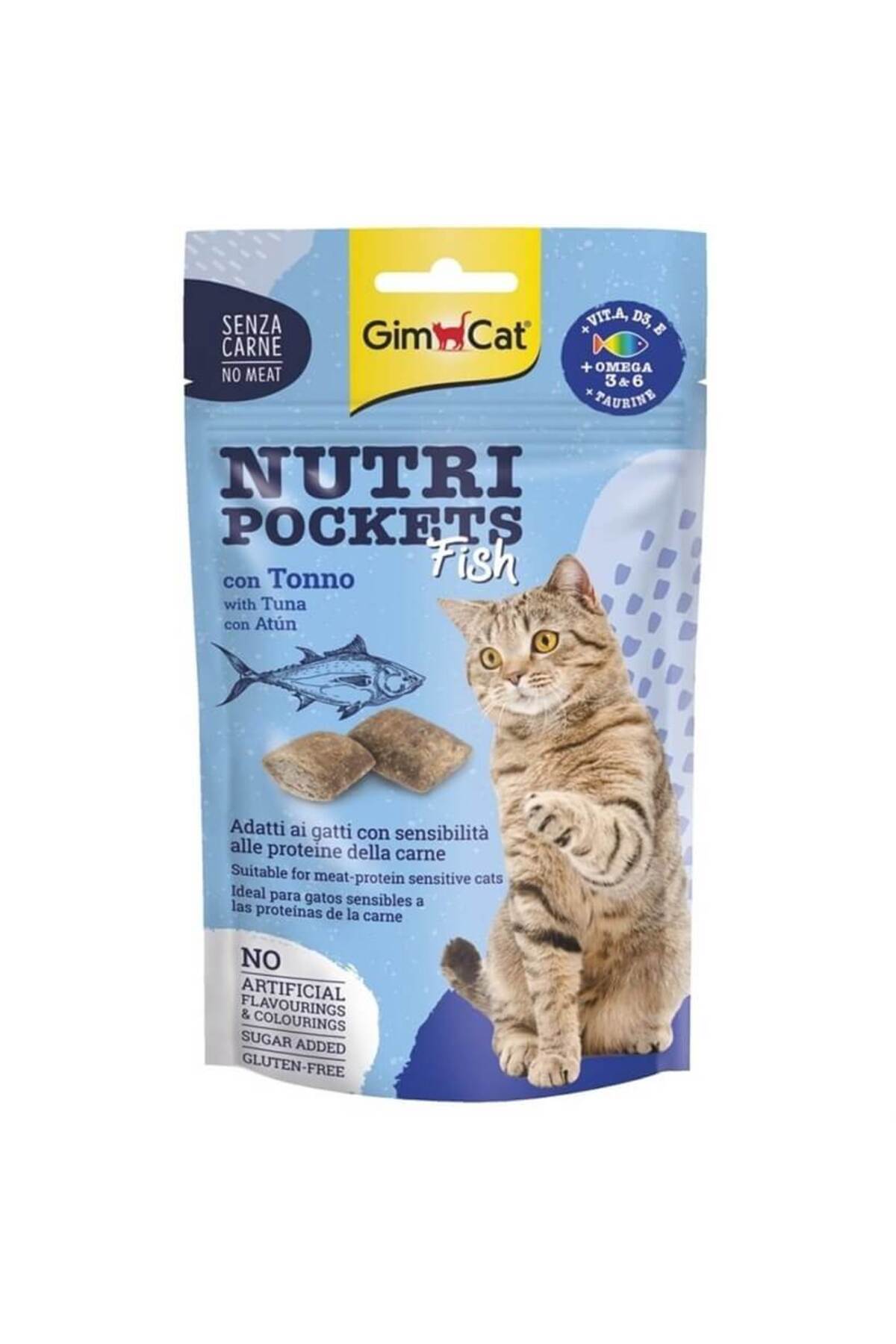 Gimcat Nutripockets Ton Balıklı Kedi Ödülü 60 Gr