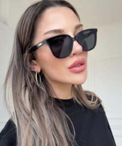 REN EYEWEAR Reyne Noire UV400 Korumalı, Hafif ve Şık Tasarımlı Geniş Çerçeveli Kadın Güneş Gözlüğü YENİ SEZON