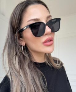 REN EYEWEAR Reyne Noire UV400 Korumalı, Hafif ve Şık Tasarımlı Geniş Çerçeveli Kadın Güneş Gözlüğü YENİ SEZON