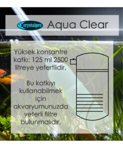 Crystalpro Aqua Clear 125ml Akvaryum Su Berraklaştırıcı Tatlı Su Bulanıklık Ve Koku Giderici - Görsel 3
