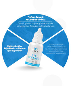 Vet's Plus Gözyaşı Lekesi Temizleme Solüsyonu 50ml (Kedi ve Köpekler için) - Görsel 3