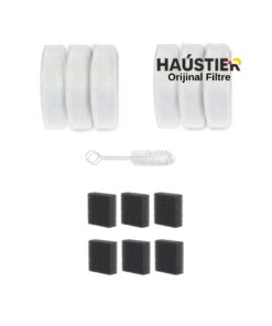 Haustier WF007L Otomatik Kedi Su Sebili Uyumlu Su Sebili WF007L Filtre Seti (6 Adet)