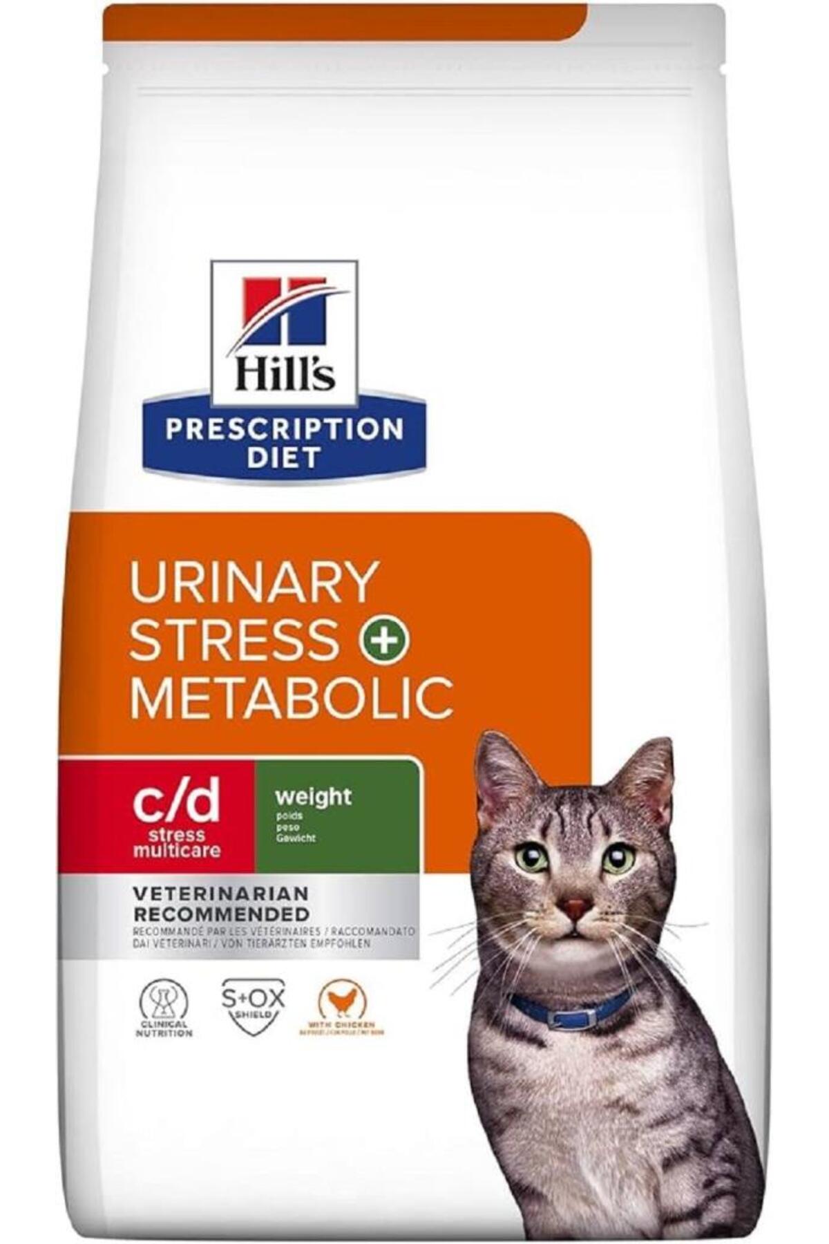 Hill's Prescription Diet Urinary, Stress, Metabolic C/d Tavuklu Kedi Kuru Maması 3 Kg